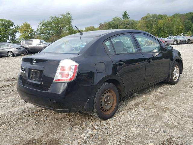 3N1AB61E58L613888 - 2008 NISSAN SENTRA 2.0 BLACK photo 4