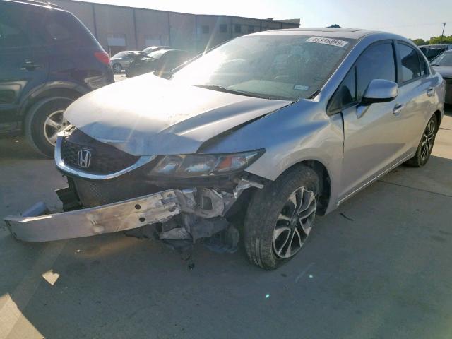 19XFB2F90DE027508 - 2013 HONDA CIVIC EXL 灰色 照片 2