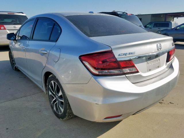 19XFB2F90DE027508 - 2013 HONDA CIVIC EXL 灰色 照片 3