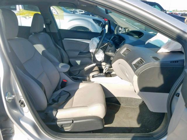 19XFB2F90DE027508 - 2013 HONDA CIVIC EXL 灰色 照片 5
