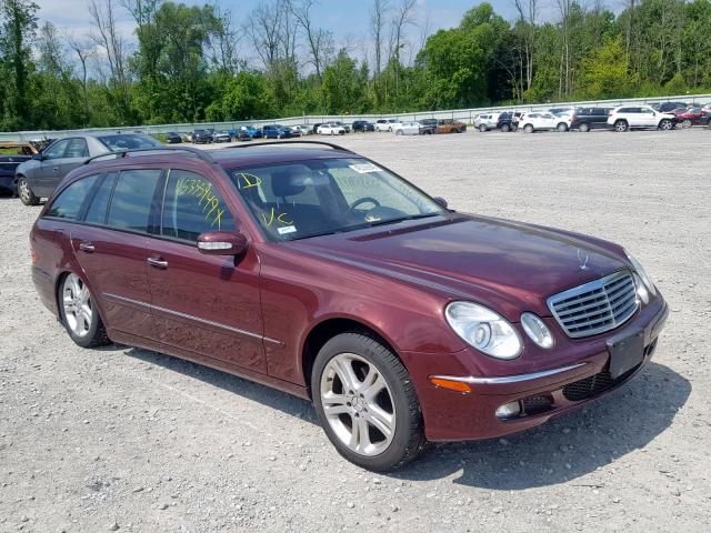 WDBUH56J06A966678 - 2006 MERCEDES-BENZ E 350 WAGO RED photo 1