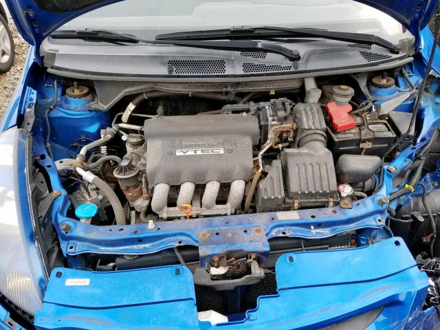 JHMGD37667S066984 - 2007 HONDA FIT S 蓝色 照片 7