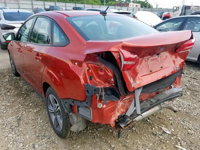 1FADP3FE3JL243535 - 2018 FORD FOCUS SE RED photo 3