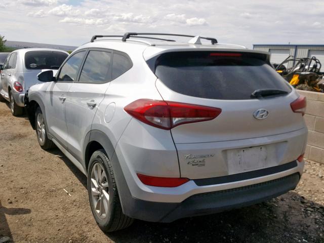 KM8J33A43HU367330 - 2017 HYUNDAI TUCSON LIM SILVER photo 3