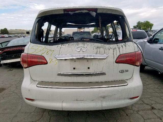 JN8AZ2ND8C9715436 - 2012 INFINITI QX56 WHITE photo 9