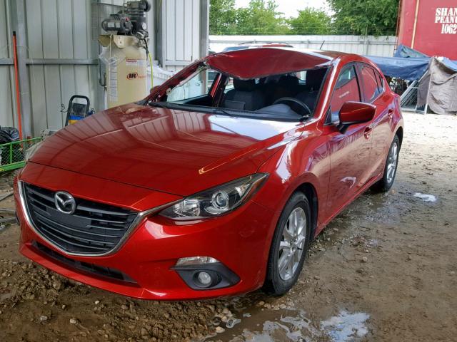 3MZBM1L74FM164396 - 2015 MAZDA 3 TOURING RED photo 2