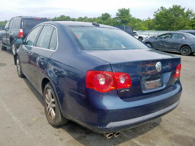 3VWDG71K36M634167 - 2006 VOLKSWAGEN JETTA 2.5 BLUE photo 3