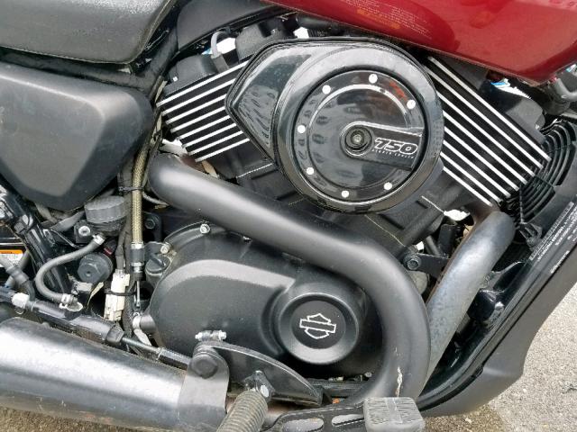 1HD4NBB15GC505110 - 2016 HARLEY-DAVIDSON XG750 MAROON photo 7