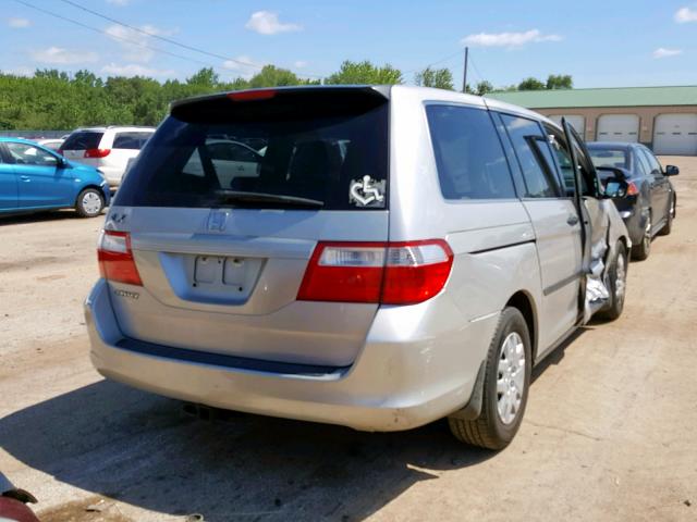 5FNRL38266B123799 - 2006 HONDA ODYSSEY LX TAN photo 4