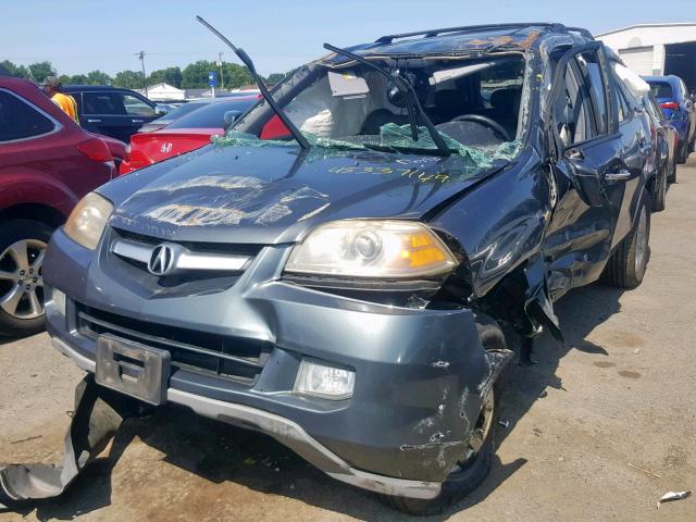 2HNYD18696H548969 - 2006 ACURA MDX TOURIN GRAY photo 2