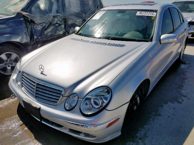 WDBUF56JX6A826143 - 2006 MERCEDES-BENZ E 350 SILVER photo 2