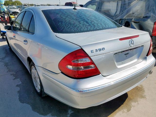 WDBUF56JX6A826143 - 2006 MERCEDES-BENZ E 350 SILVER photo 3