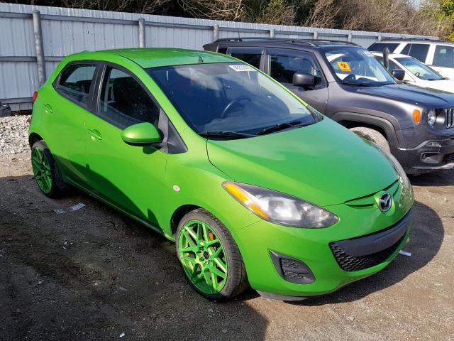 JM1DE1HY6B0119161 - 2011 MAZDA MAZDA2 GREEN photo 1