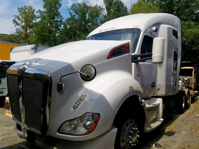 1XKYA49X6EJ386968 - 2014 KENWORTH CONSTRUCTI WHITE photo 2