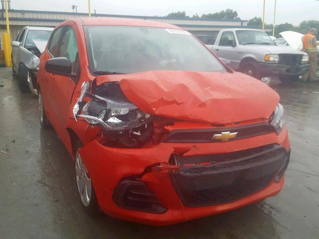 KL8CB6SA7HC839288 - 2017 CHEVROLET SPARK LS RED photo 1