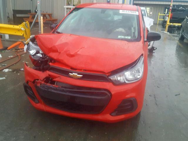 KL8CB6SA7HC839288 - 2017 CHEVROLET SPARK LS RED photo 7