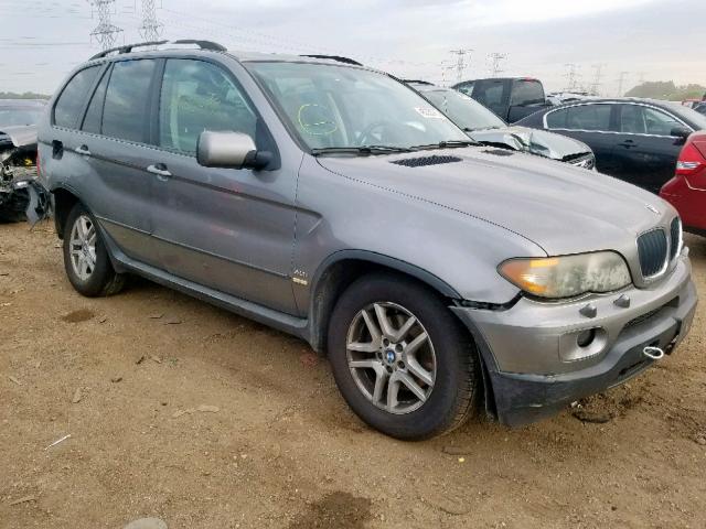 5UXFA13505LY13606 - 2005 BMW X5 3.0I GRAY photo 1