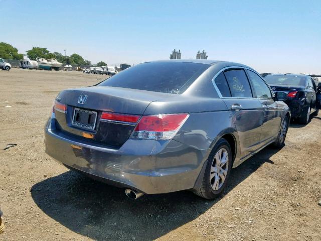 1HGCP2F46CA087272 - 2012 HONDA ACCORD LXP GRAY photo 4