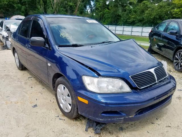 JA3AJ26EX2U027846 - 2002 MITSUBISHI LANCER ES BLUE photo 1