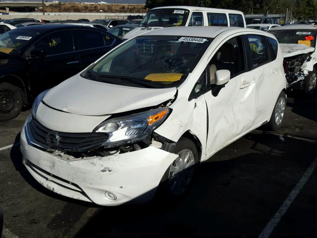 3N1CE2CP8FL375703 - 2015 NISSAN VERSA NOTE WHITE photo 2