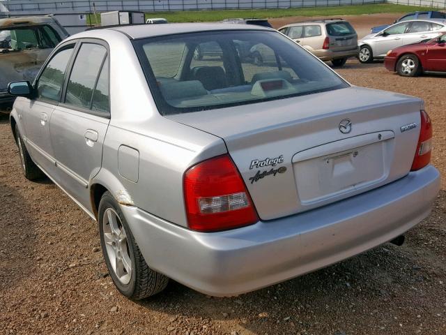 JM1BJ225630130654 - 2003 MAZDA PROTEGE DX SILVER photo 3