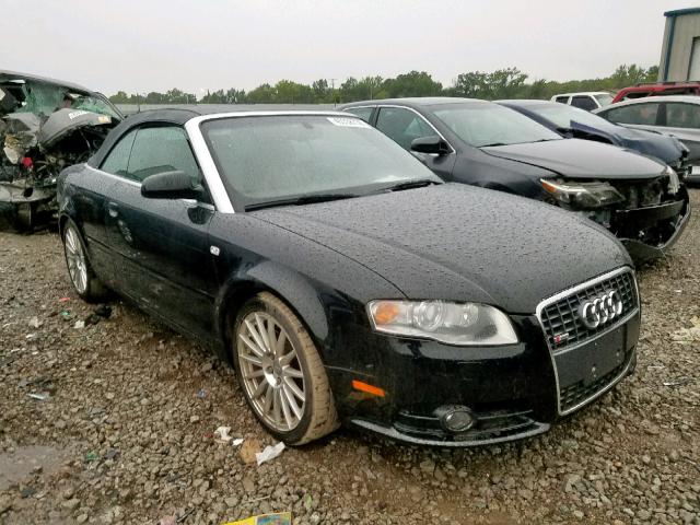 WAUDH48H09K008576 - 2009 AUDI A4 3.2 CAB BLACK photo 1