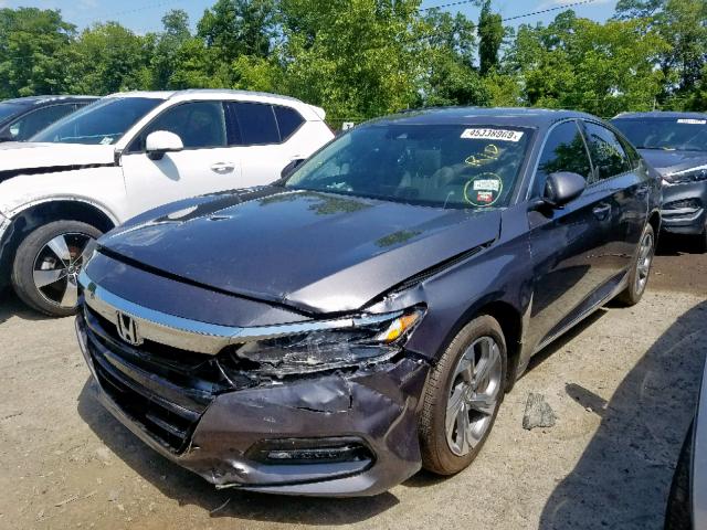 1HGCV2F58KA002798 - 2019 HONDA ACCORD EXL GRAY photo 2