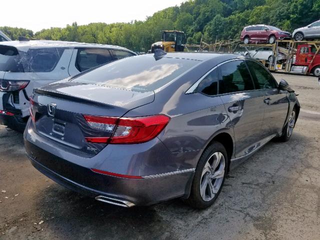 1HGCV2F58KA002798 - 2019 HONDA ACCORD EXL GRAY photo 4