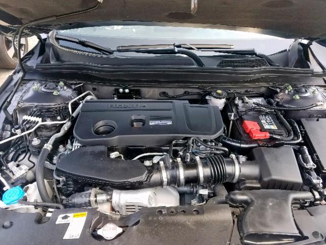 1HGCV2F58KA002798 - 2019 HONDA ACCORD EXL GRAY photo 7