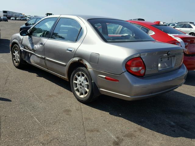 JN1CA31D71T814033 - 2001 NISSAN MAXIMA GXE GRAY photo 3