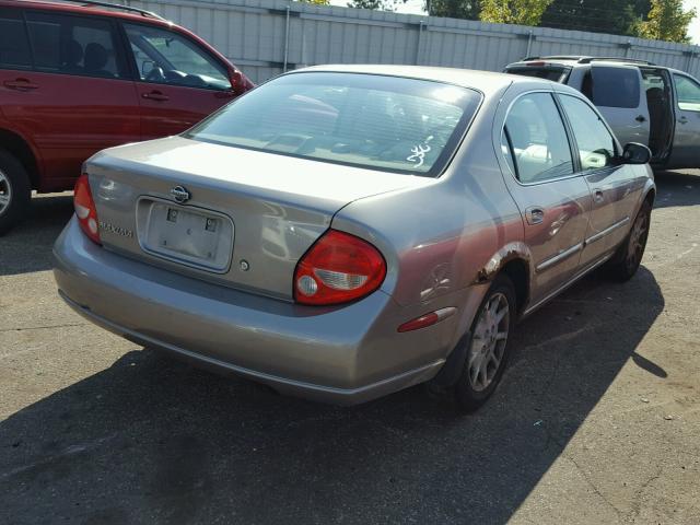 JN1CA31D71T814033 - 2001 NISSAN MAXIMA GXE GRAY photo 4