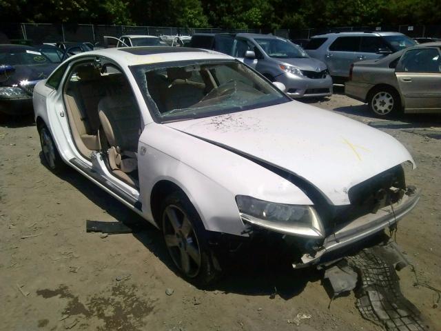 WAUDH74F68N105056 - 2008 AUDI A6 3.2 QUA WHITE photo 1