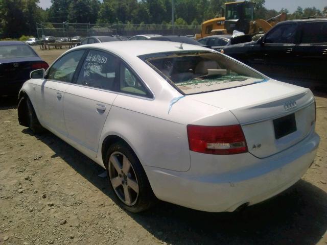 WAUDH74F68N105056 - 2008 AUDI A6 3.2 QUA WHITE photo 3