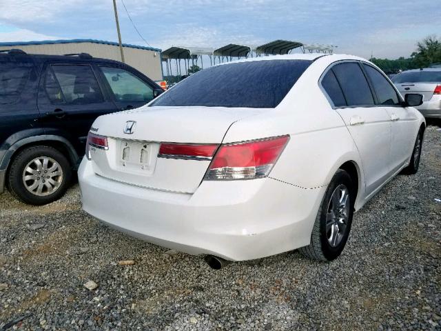 1HGCP2F43BA122607 - 2011 HONDA ACCORD LXP WHITE photo 4