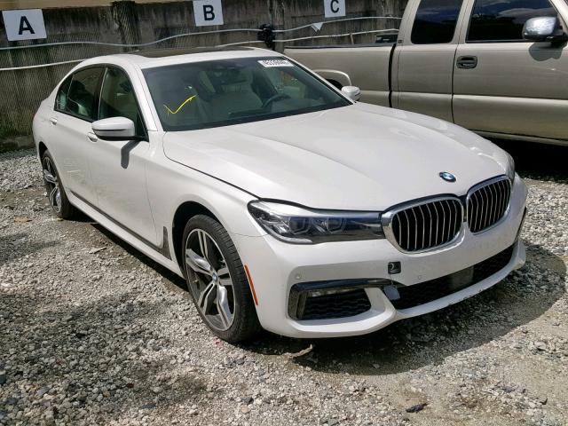 WBA7E2C56GG504618 - 2016 BMW 740 I WHITE photo 1