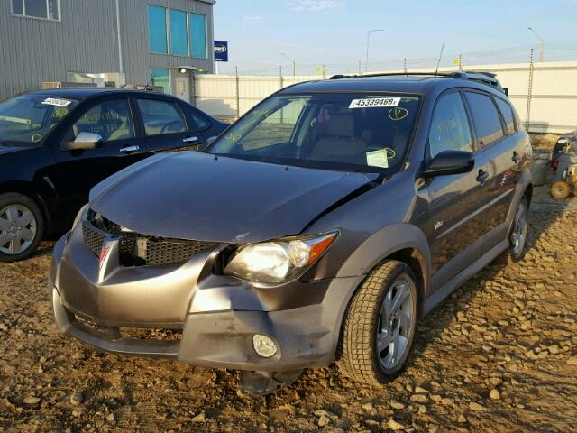 5Y2SL62844Z414891 - 2004 PONTIAC VIBE GRAY photo 2