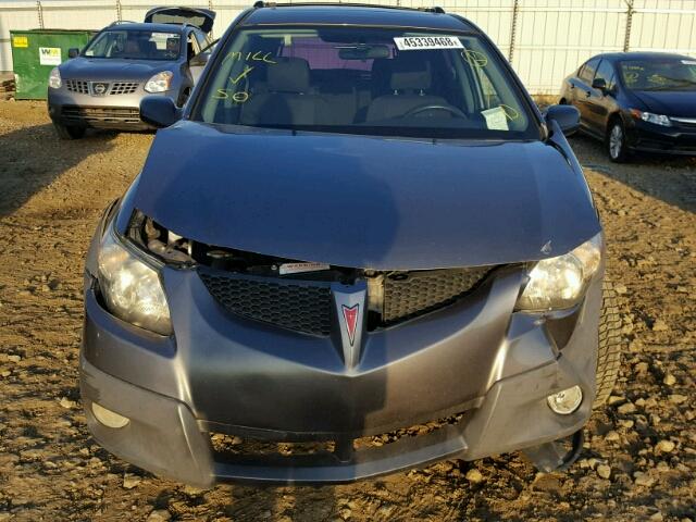 5Y2SL62844Z414891 - 2004 PONTIAC VIBE GRAY photo 9