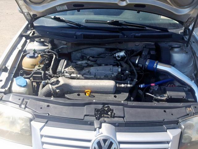 9BWDD61J514062137 - 2001 VOLKSWAGEN GTI GLS SILVER photo 7