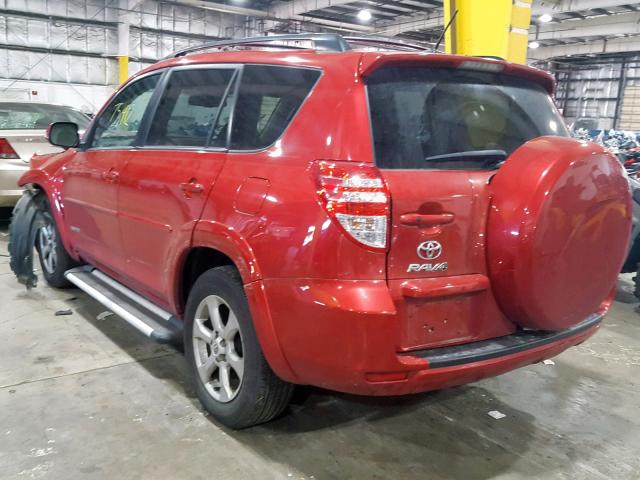 2T3YF4DV9BW067418 - 2011 TOYOTA RAV4 LIMIT RED photo 3