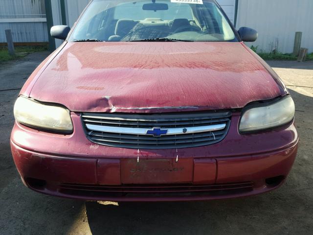 1G1ND52F54M631312 - 2004 CHEVROLET CLASSIC MAROON photo 10