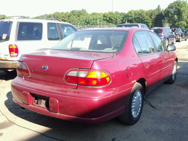 1G1ND52F54M631312 - 2004 CHEVROLET CLASSIC MAROON photo 4