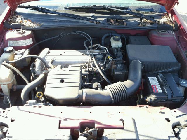 1G1ND52F54M631312 - 2004 CHEVROLET CLASSIC MAROON photo 7