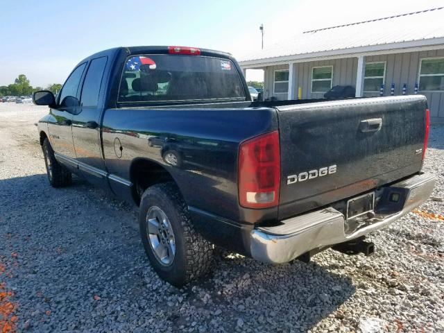 1D7HA18N54J122946 - 2004 DODGE RAM 1500 S BLACK photo 3