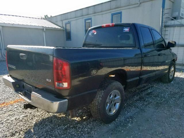 1D7HA18N54J122946 - 2004 DODGE RAM 1500 S BLACK photo 4