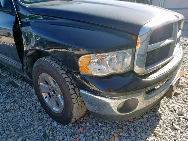 1D7HA18N54J122946 - 2004 DODGE RAM 1500 S BLACK photo 9