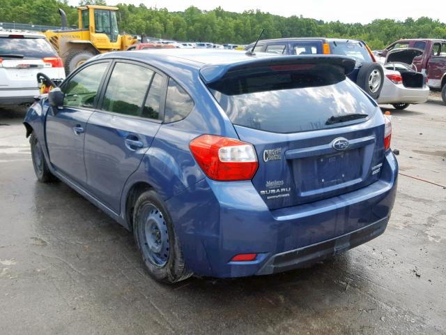 JF1GPAA62DH818328 - 2013 SUBARU IMPREZA BLUE photo 3