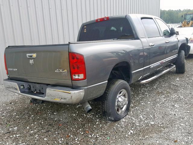 3D3LX39C96G185152 - 2006 DODGE RAM 3500 GRAY photo 4