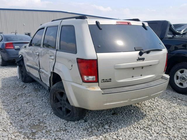 1J8GR48K77C500532 - 2007 JEEP GRAND CHER TAN photo 3