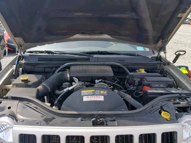 1J8GR48K77C500532 - 2007 JEEP GRAND CHER TAN photo 7