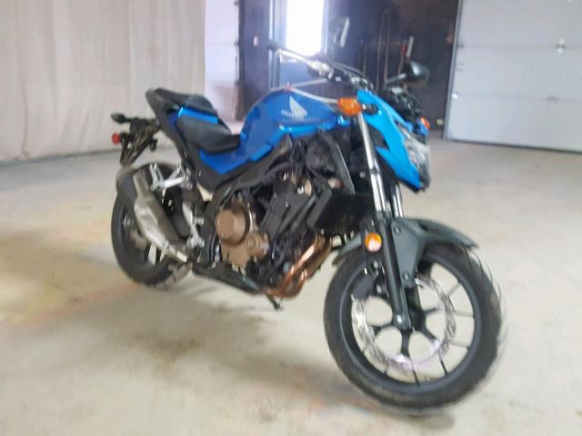 MLHPC4512J5500113 - 2018 HONDA CB500 F BLUE photo 1